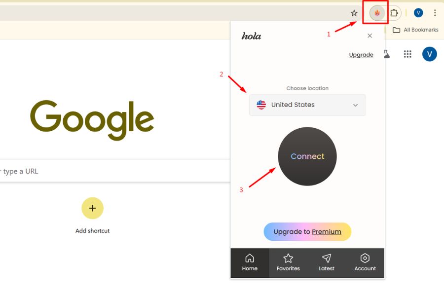 Kích hoạt kết nối VPN