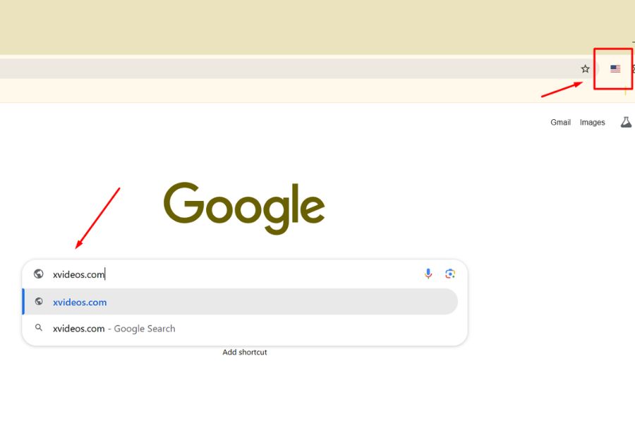Truy cập thành công sau khi bật VPN