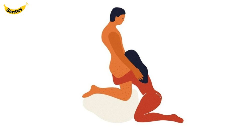 Tư thế cả hai cùng quỳ khi Blowjob