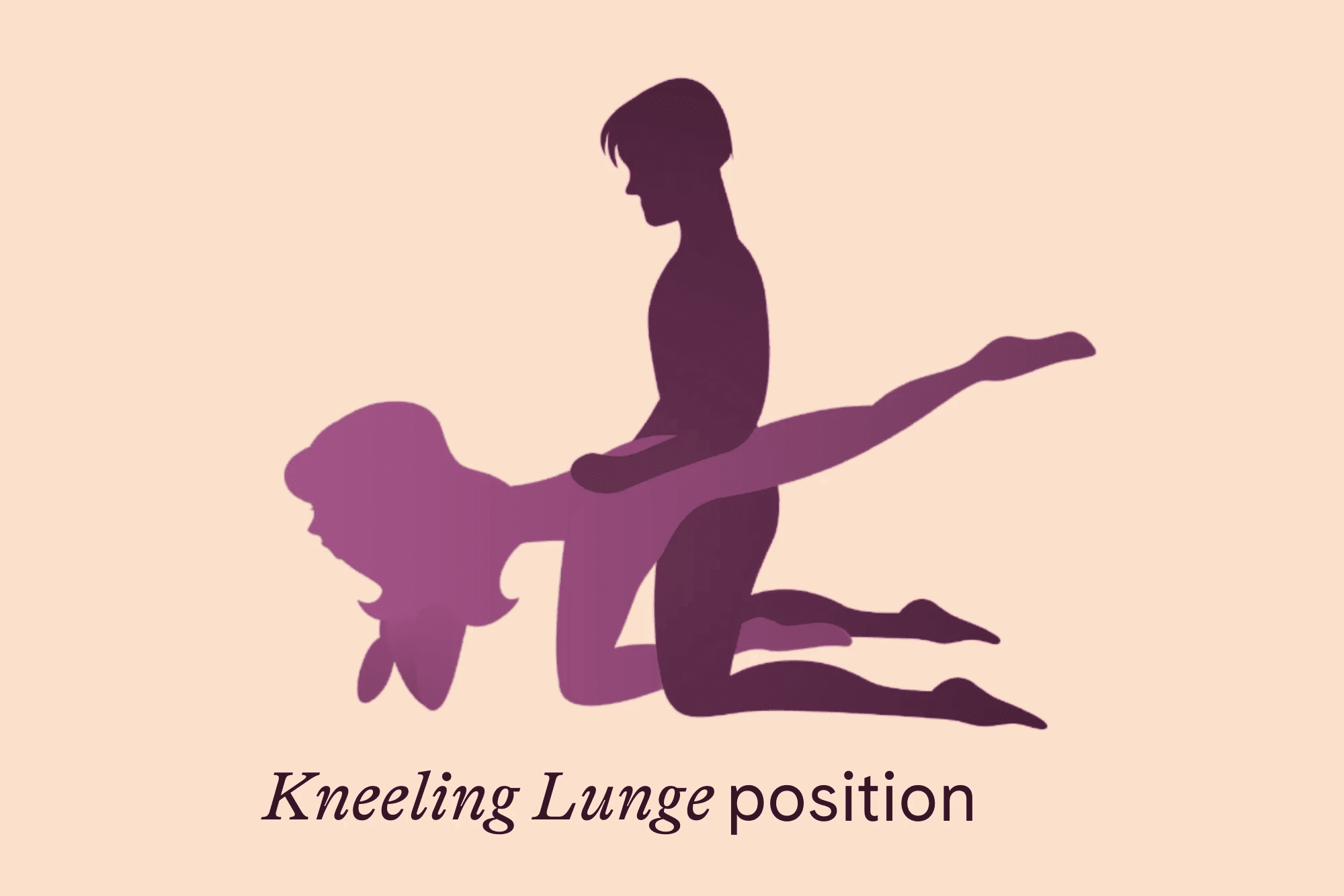 Tư thế Lunging Cowgirl mới lạ