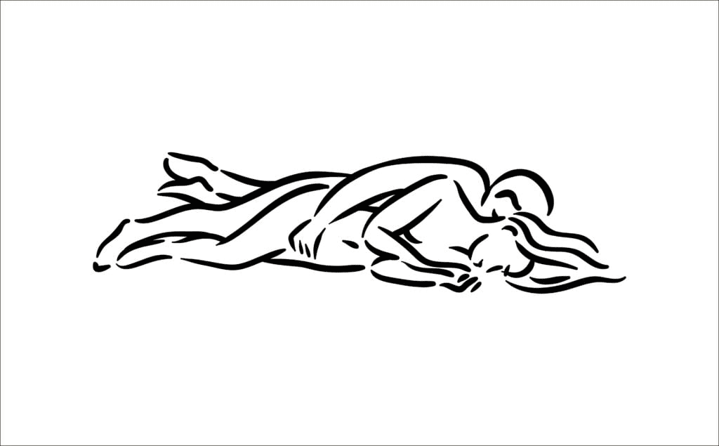 Tư thế úp thìa kiểu bao bọc