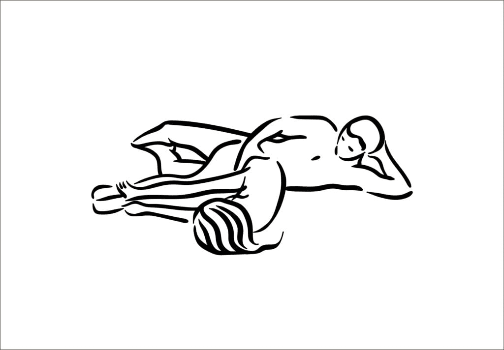 Tư thế úp thìa kiểu gập