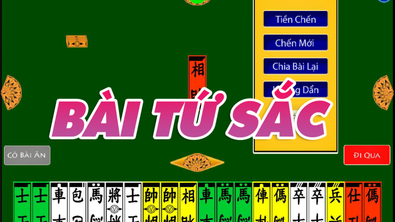 Các quân bài và bộ hợp lệ trong Tứ Sắc